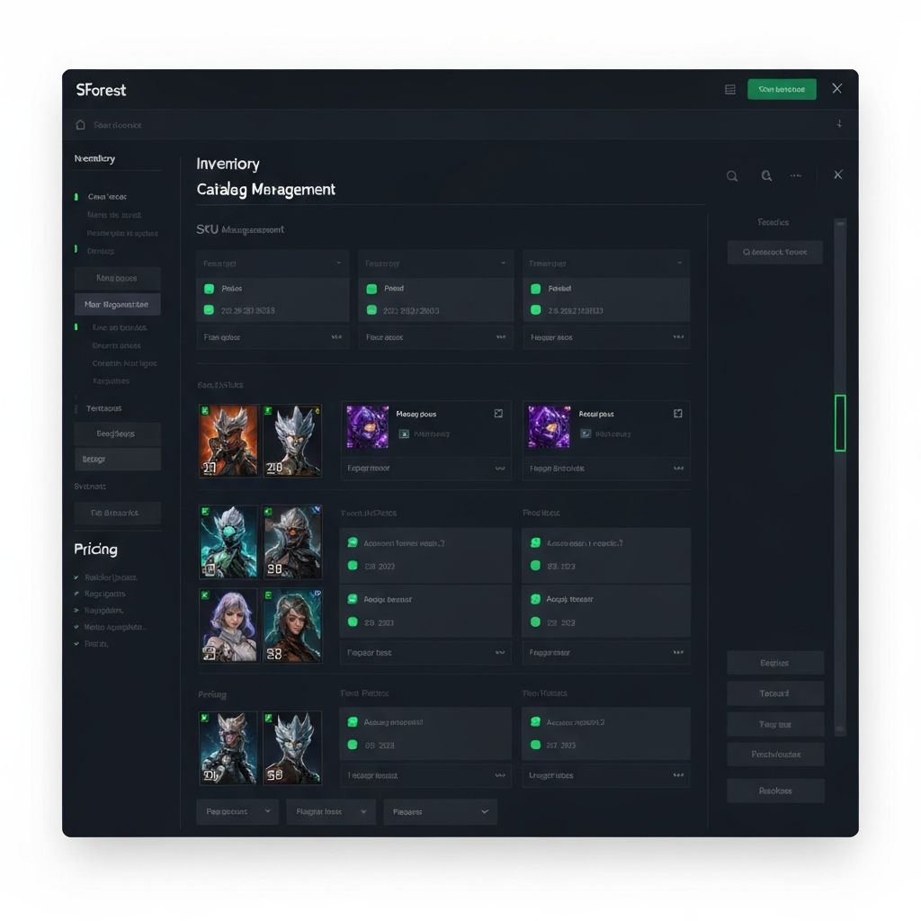 Catalog Management Interface